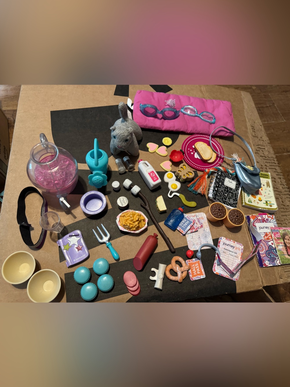 American Girl & Our Generation misc accessories as shown